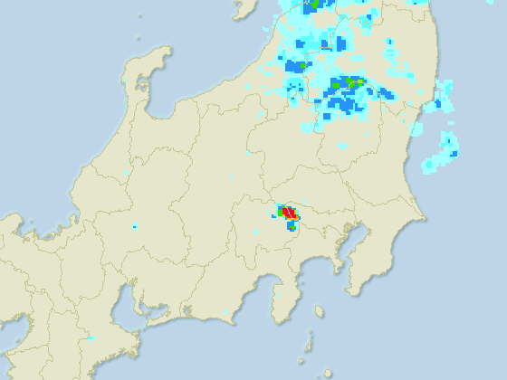10分間隔で更新します。ただし、晴天時は1～3時間の更新間隔となります