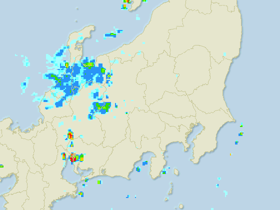 10分間隔で更新します。ただし、晴天時は1～3時間の更新間隔となります