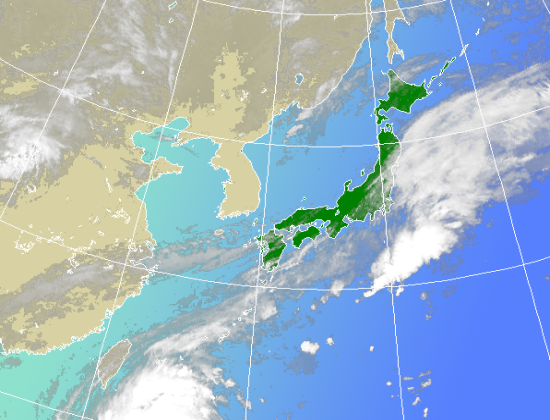 毎正時～20分ごろに更新されます。衛星の状態によっては画像が未更新または乱れることがあります